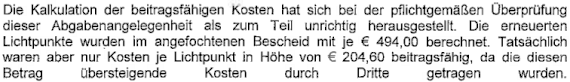 Bescheidtext